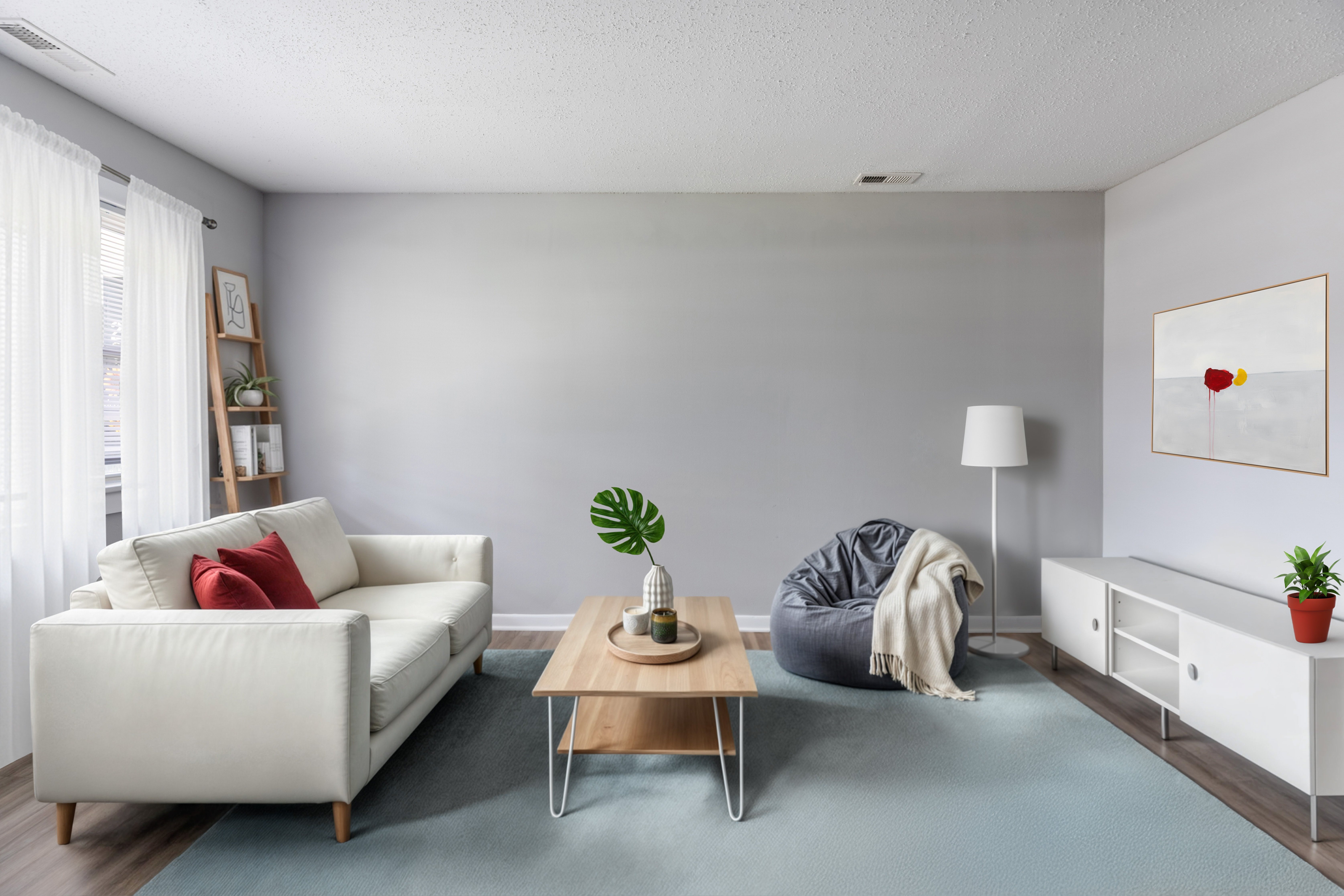 Living Area With TV at Lauradale, North Carolina